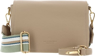 SEIDENFELT MANUFAKTUR Schoudertas Svedala Small Crossbag Cookie Dough / Gold Beige