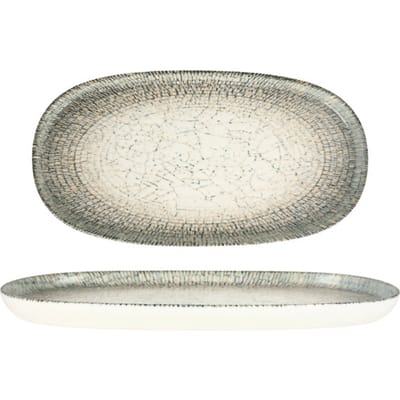 Rinart Serveerschaal - Olmeca - Porselein - 35x18 cm - set van 2