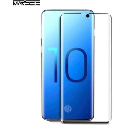 Voor Gehard Glas Samsung Galaxy S10, [9H Hardheid] HD Ultra Transparant Schermbeschermer van Gehard Glas voor Samsung Galaxy S10