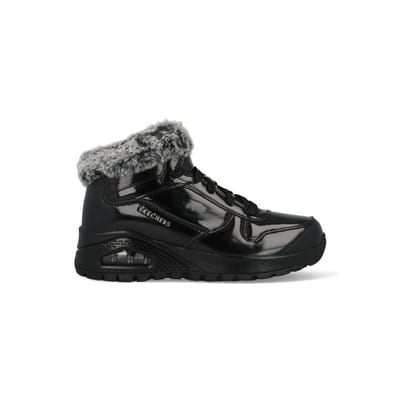 Skechers Uno Rugged Dames Laarzen - Zwart - Maat 36