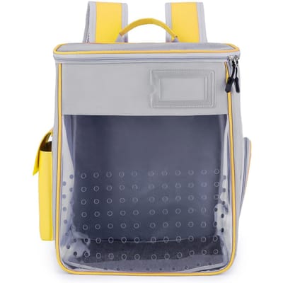 Oxford Ademende Kattentas Huisdiertas Outdoor Draagbare Tas Huisdierrugzak Modieus en Ademend Grote Capaciteit Huisdierrugzak 40x30x22cm