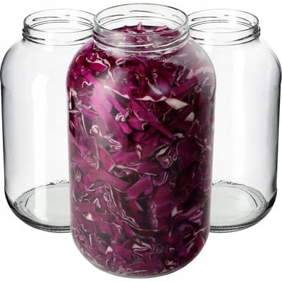 KADAX Pot 4 L Potten Weckpot Komkommers Honingtincturen Glas 8 stuks Fi 100