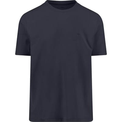 Fynch-Hatton T-Shirt Sanforized Cotton Crew Neck Navy / male