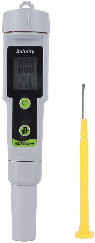 Dailygoods- Zoutgehaltemeter Digitale Testpen - Zoutdetector voor Zeewater - Zout Water - Zwembad - ABS Materiaal - Meting 0-199.9 PPT - Salinity Meter