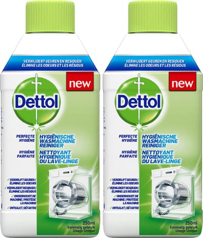 Dettol - Machinereiniger - Perfecte hygiëne - 2 x 250 ml