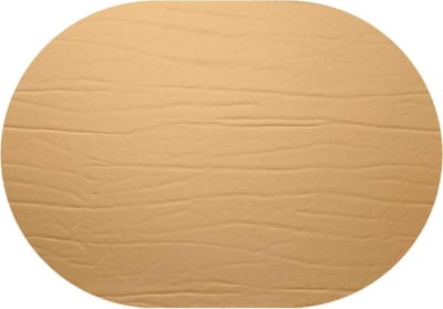 Daff Leatherixx Dumbo Placemat - Leer - Ovaal - 34 x 42 cm - Bronze