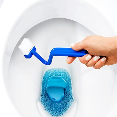 Toiletborstels - Wc Borstel - Badkamer Schoonmaken - Hoek Borstel - Toilet accessoires - Buigen Handvat Scrubber - LOUZIR
