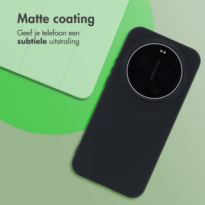 imoshion Hoesje - Geschikt voor Xiaomi 17 Ultra - Color Backcover - Zwart