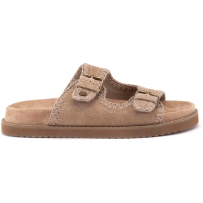 Warmbat Bendigo Suede Dames Sandalen - Stone