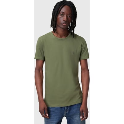 AllSaints Tonic Ss Crew Eden Green Taglia: XS | T-shirt Outlet | Uomo | Verde