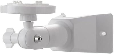 Camera muurbeugel - Hoekbasis accessoires - Veilige installatie - Sterk ABS materiaal - 12 x 85 x 6 cm - Wit