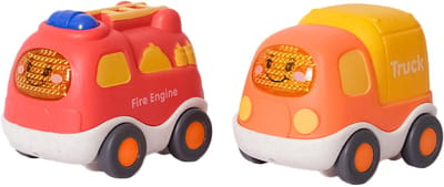 Speelgoedtopdeals - BIOplastic Bubbeltruck 2-delig - 8 cm - Duurzaam speelgoed