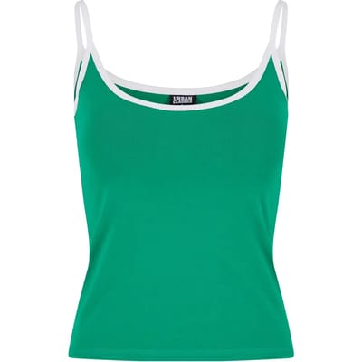 Urban Classics - Contrast Basic 2Pack Mouwloze top - L - Multicolours