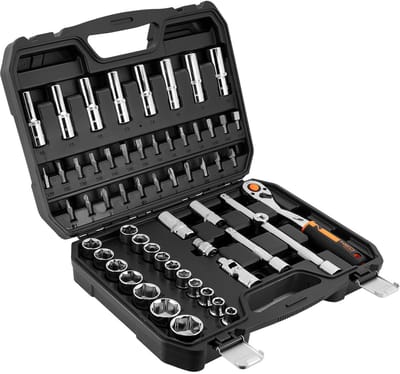 NEO 10-042 - Dopsleutelset - 58-delig - CrV - 1/2"