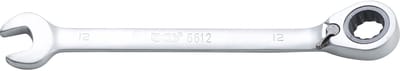 BGS Ratelringsteeksleutel omschakelbaar SW 12 mm - 6612