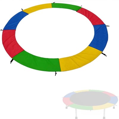 Trampoline Beschermhoes - Veerhoes Matras - Veilig Springen - Waterdicht UV-bestendig - 366 meter diameter - Blauw