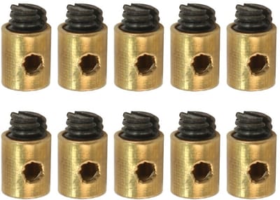 Dailygoods- Remkabelschroef 10 Stuks - Kabelconnector - Waterdicht - Duurzaam - Geschikt voor Verschillende Voertuigen - 5x6 mm