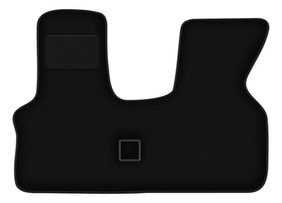 Zwarte velours vloermatten voor: Volkswagen Transporter T4 bestelbus (1992-2003)