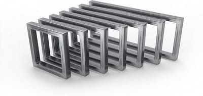 Wastafelhouder - Onderbouw steun - Wastafel Monteren - Zijdematte poedercoating - 25 cm - Blanke lak