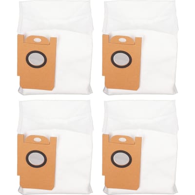 4 stuks Stofzak voor Stofzuiger Efficiënte Stofopvangzak voor Lydsto R1 Stofzuiger white