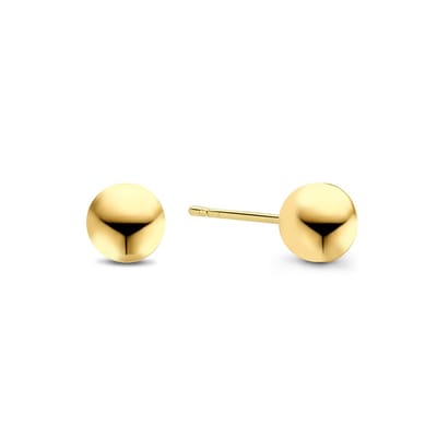 New Bling 9NBG-0381 Gouden Oorknopjes - Dames - Bolletje - 2,8 mm Doorsnee - 14 Karaat - Goud