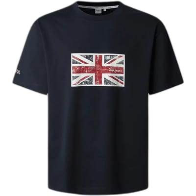 Pepe Jeans Union T-shirt Met Korte Mouwen Blauw XL Man