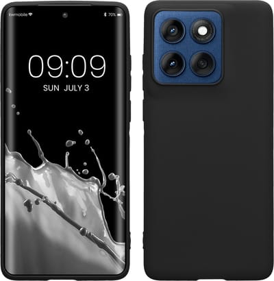 kwmobile telefoonhoesje geschikt voor Motorola Edge 60 - Hoesje voor smartphone - Back cover in mat zwart