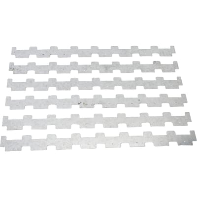 10PCS Écarteurs de Cadre de Ruche Acier Inoxydable Bande Cardée de Cadre de Nid Outil d'Espacement de Ruche pour l'Apiculture white