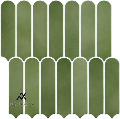 Nevolis Pack of 10 3D Self-Adhesive Tile Stickers - Peel and Stick - 30 x 30 cm - Wall Tiles - PVC Tile Stickers for Kitchen Bedroom - Living Room Bathroom .