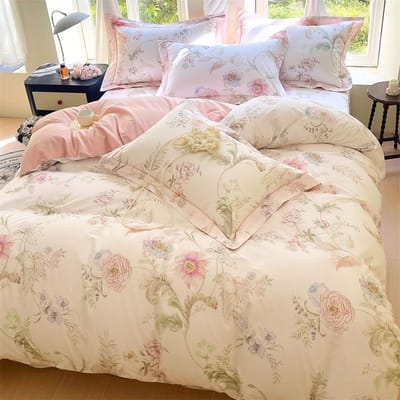 Luxe Hoge Dichtheid 100% Katoen Beddengoed Set 3 Delig, Dekbedovertrek Set 1 Dekbedovertrek 2 Kussenslopen, Enkel/Dubbel/200x200/220x240 160x210cm(63x83 in)