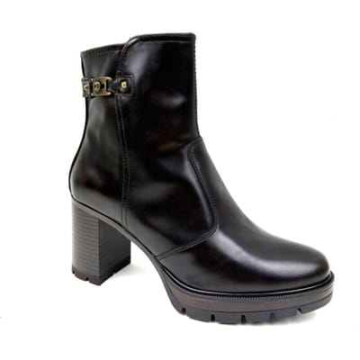 Nero Giardini - I618043D - Laarsjes - Kleur: Bruin - Maat: 38