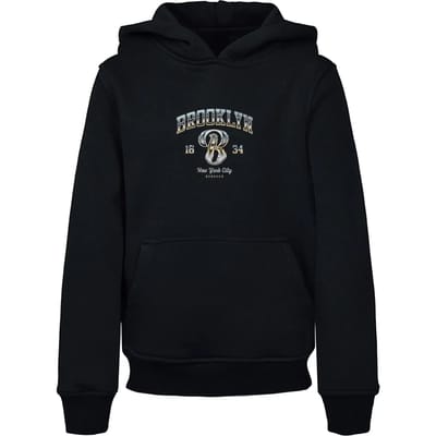 Mister Tee - Kids BRKLN Kinder hoodie/trui - Kids 122/128 - Zwart