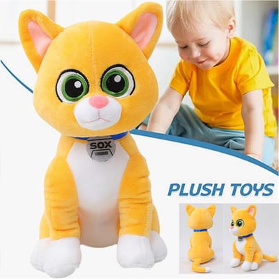 Lightyear Sox kattenspeelgoed, 9,8 inch pluche Sox kattenfiguur verzamelobject superzacht pluche dier pluche speelgoed jongens en meisjes vakantiecadeau 25cm