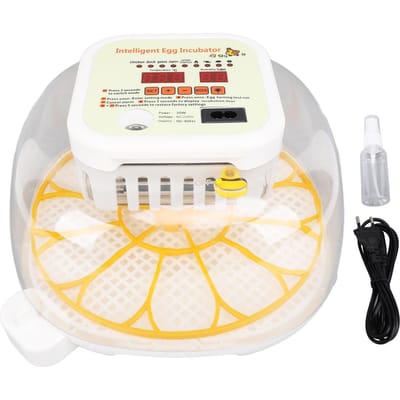 12 Eieren Incubator LED Display Temp Regeling Automatische Keerfunctie Multifunctioneel voor Kippen Kwartel Eieren