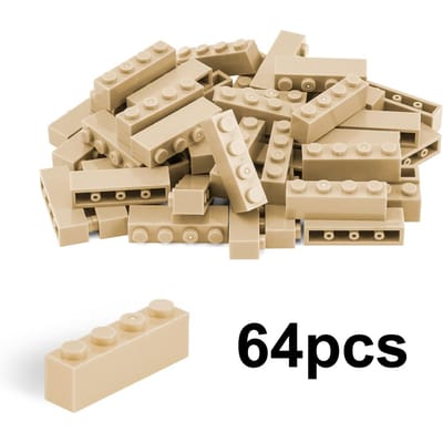 100g1x4hoge steenBouwstenen Dikke FigurenStenen Stippen Educatief Creatief MaatCompatibel Met Speelgoed voorKinderen 100g1x4 high brick lichtgele kleur