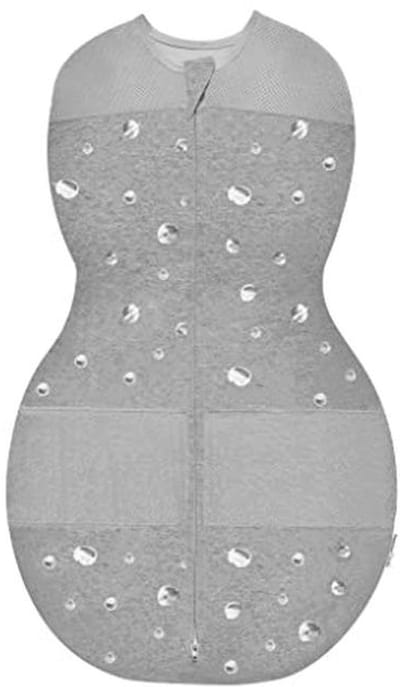 5-Second Swaddle van 100% Organisch Katoen - Gezonde Heupontwikkeling - Voorkomt Krassen op het Gezicht - Grote Maat