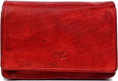Bear Design Nina Portemonnee CL16212 - Red – Van leer – Bear Design Nina CL16212 is een leren overslag portemonnee voor wie pasjes, briefgeld en muntgeld overzichtelijk wil meenemen