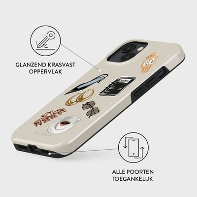 Burga Tough Backcover geschikt voor MagSafe geschikt voor iPhone 15 - Boss Babe