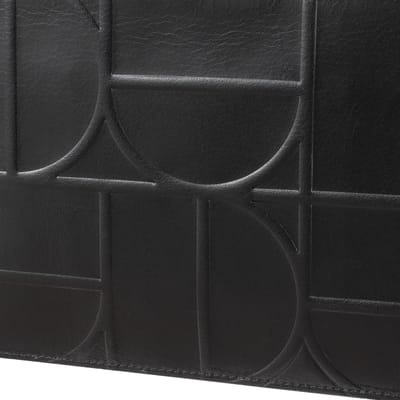 DuDu Up Portemonnee RFID-bescherming Leer 11 cm - Jongens - Horizontaal - black-taupe