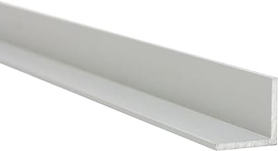 Hoekprofiel Aluminium Geëloxeerd Silver 25x25mm - Geperst L Profiel