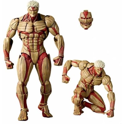 KAIYODO Amazing Yamaguchi L'Attaque des Titans Allen Et Kaiju Figurine Articulation Mobilité Décoration de Bureau Convient Comme Cadeau
