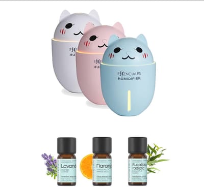 Luchtbevochtiger voor Baby's tegen Hoest en Verstopte Neus – Inclusief Etherische Oliën – Soothing Humidifier voor Baby's
