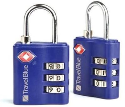 Travelblue 2 x TSA 3 Dial Combi Lock