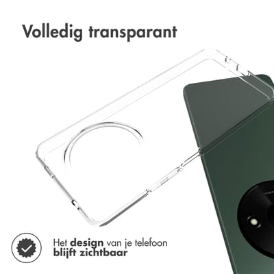 Accezz Hoesje - Geschikt voor Xiaomi Redmi A3 - Clear Backcover - Transparant