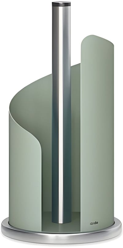 Keukenrolhouder, roestvrij staal/mat gecoat Ø 15 cm rolhouder