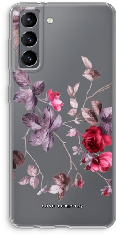 Case Company® - Hoesje geschikt voor Samsung Galaxy S21 hoesje - Mooie bloemen - Soft Cover Telefoonhoesje - Bescherming aan alle Kanten en Schermrand