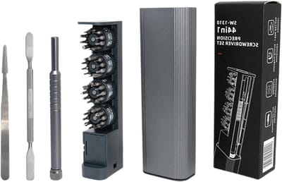 Schroevendraaierset - Precisie Toolset - Elektronica Reparatie - 40 Delige CRV Set - Compact Ontwerp - Uniek