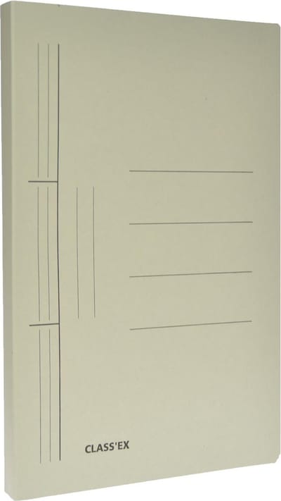 Class'ex hechtmap, ft 25 x 32 cm (voor ft A4), grijs 100 stuks