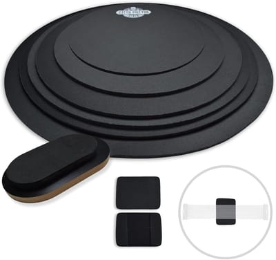 Drum Demper Set - Drum Dempers Oefenen - Stil Drummen - Inclusief Bass en Snare - 8-16 inch - Zwart