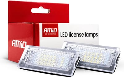 AMiO LED Kentekenverlichting CLP06 BMW Sedan Touring – Canbus Foutvrij – Plug en Play LED Set van 2 Nummerplaatverlichting Lampen